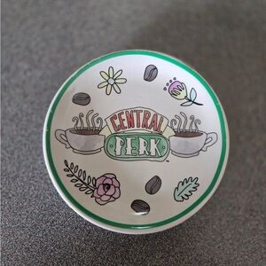 Central Perk Ceramic Dish - White & Green
